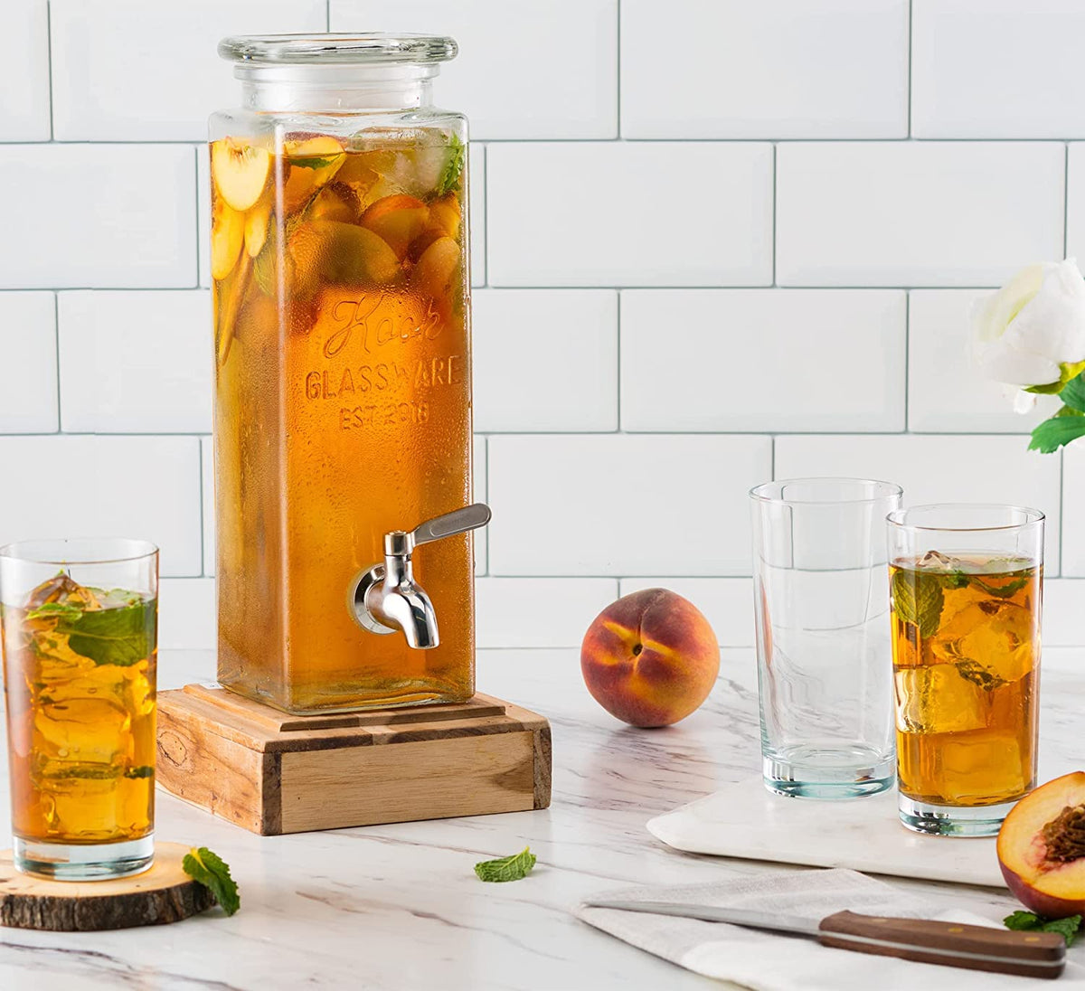 Glass Beverage Dispenser