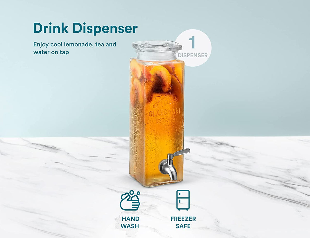 Glass Beverage Dispenser