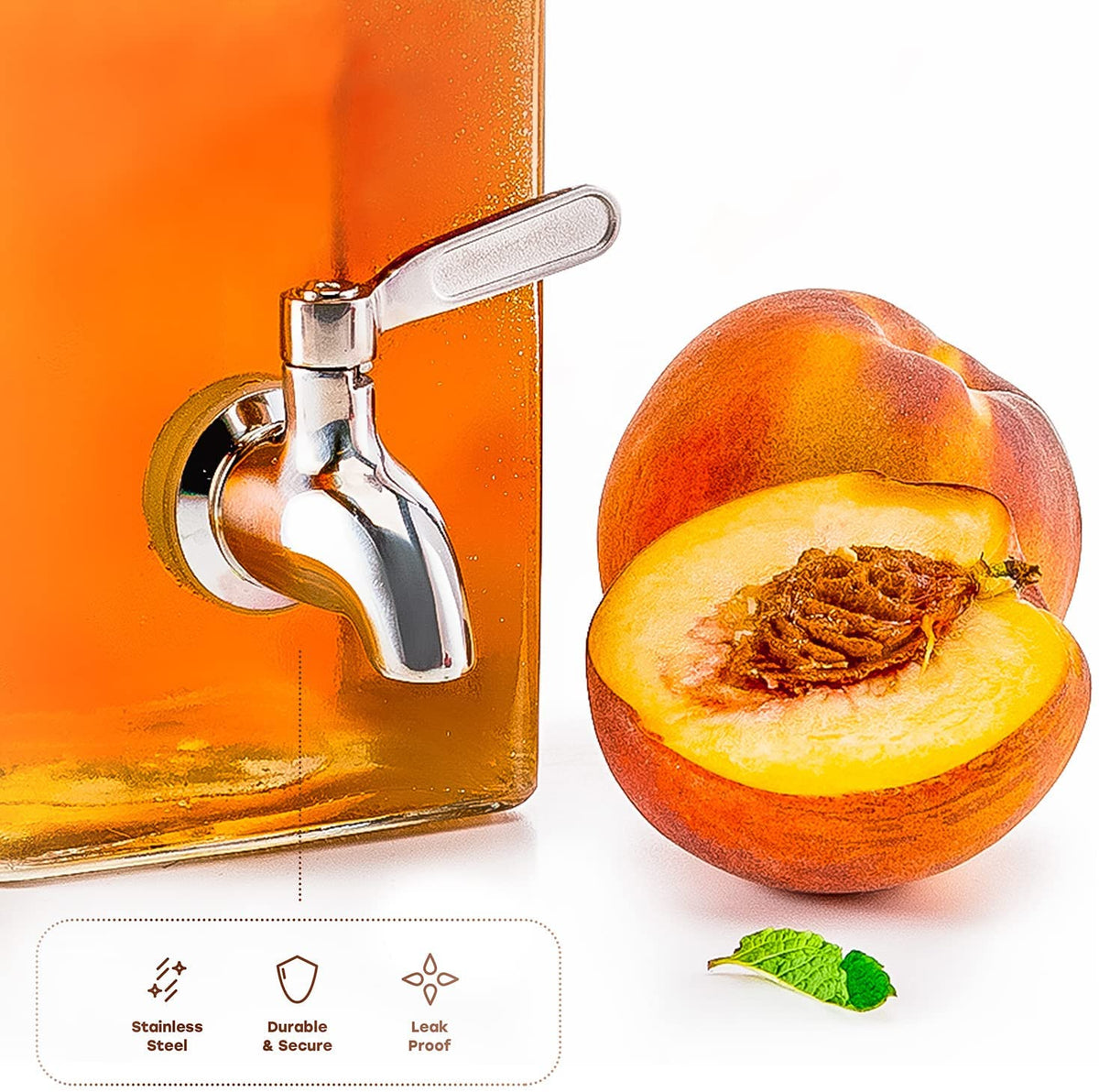Glass Beverage Dispenser